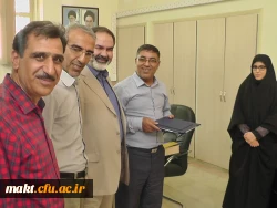 تقدیر سرپرست مرکز آموزش عالی شهدای مکه از مسئول امور دانشجویی 3