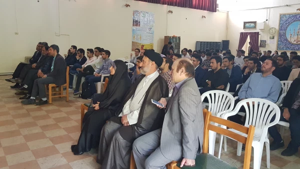 برگزاری مراسم  بزرگداشت هفته  معلم و جشن نیمه شعبان در مرکز آموزش عالی شهدای مکه 4