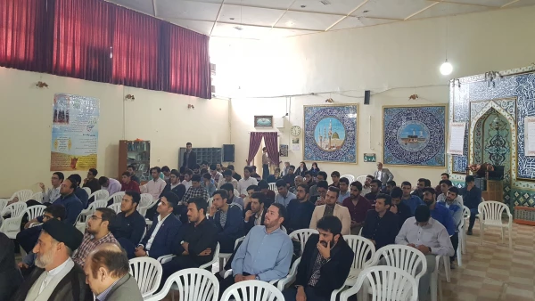 برگزاری مراسم  بزرگداشت هفته  معلم و جشن نیمه شعبان در مرکز آموزش عالی شهدای مکه 5