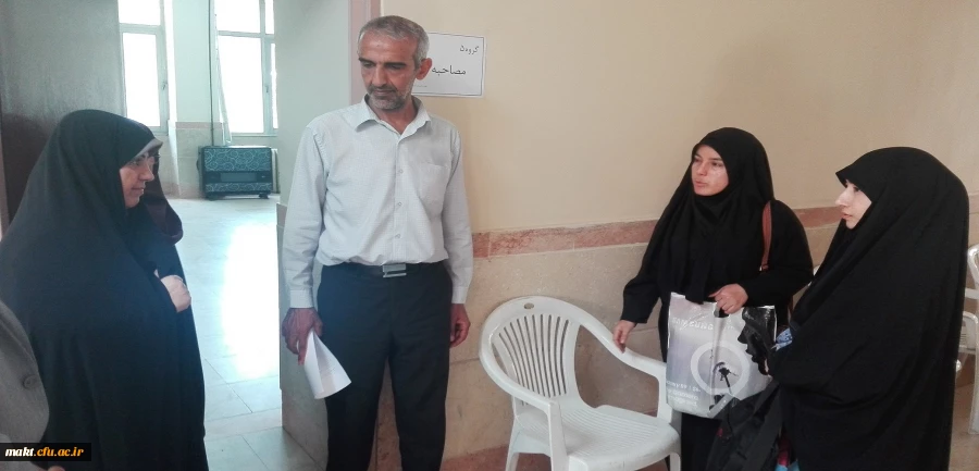 بازدید معاون دانشجویی دانشگاه فرهنگیان از فرایند مصاحبه مهارت آموزان ماده 28 استان تهران 2