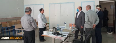 بازدید سرپرست مدیریت امور پردیس های استان تهران از برگزاری مصاحبه پذیرفته شدگان کنکور سراسری