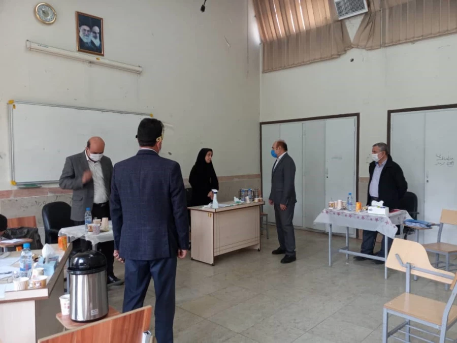 بازدید سرپرست مدیریت امور پردیس های استان تهران از برگزاری مصاحبه پذیرفته شدگان کنکور سراسری 4