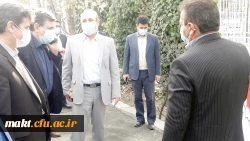 بازدید رئیس دانشگاه فرهنگیان از مرکز شهدای مکه 5