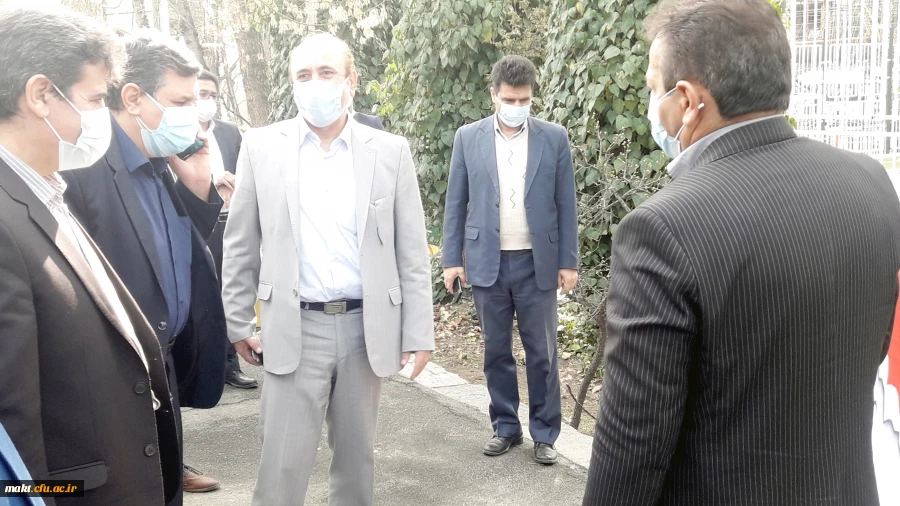 بازدید رئیس دانشگاه فرهنگیان از مرکز شهدای مکه 5