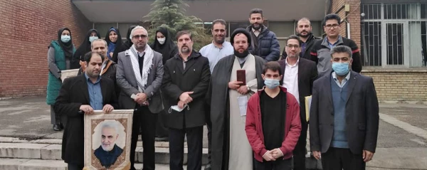 پیاده روی کارکنان مرکز آموزش شهدای عالی شهدای مکه به یاد سردار سلیمانی 2