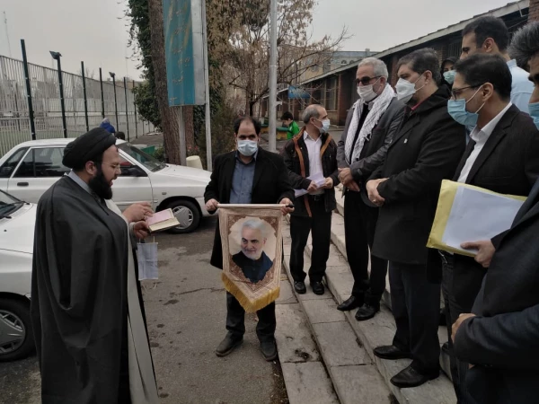 پیاده روی کارکنان مرکز آموزش شهدای عالی شهدای مکه به یاد سردار سلیمانی 2