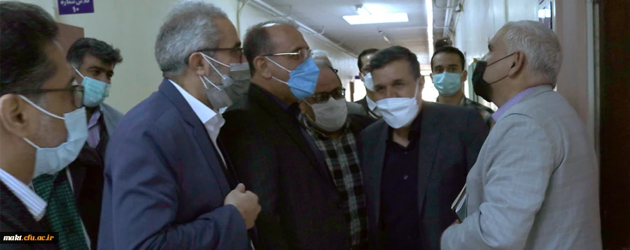 گزارش تصویری بازدید رئیس دانشگاه فرهنگیان از مرکز آموزش عالی شهدای مکه  2