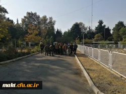 بازدید علمی- آموزشی دانشجومعلمان رشتۀ جغرافیای مرکز آموزش عالی شهدای مکه از مرکز هواشناسی و علوم جوّی تهران و مجموعۀ فرهنگی تاریخی نیاوران 3