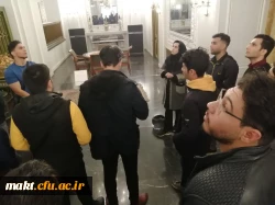 بازدید علمی- آموزشی دانشجومعلمان رشتۀ جغرافیای مرکز آموزش عالی شهدای مکه از مرکز هواشناسی و علوم جوّی تهران و مجموعۀ فرهنگی تاریخی نیاوران 5