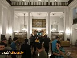 بازدید علمی- آموزشی دانشجومعلمان رشتۀ جغرافیای مرکز آموزش عالی شهدای مکه از مرکز هواشناسی و علوم جوّی تهران و مجموعۀ فرهنگی تاریخی نیاوران 6