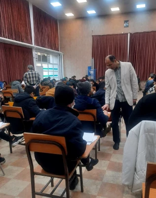 برگزاری آزمون های پایان ترم 4011 در مرکز آموزش عالی شهدای مکه به روایت تصویر 2