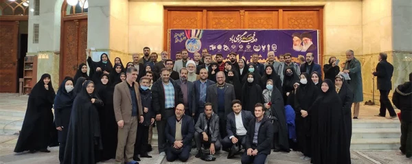 همراهی اساتید، کارکنان و دانشجویان مرکز آموزش عالی شهدای مکه در تجدید میثاق با آرمان های امام راحل (ره)
 2