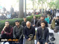 حضور استادان، دانشجویان و کارکنان مرکز آموزش عالی شهدای مکه در راه پیمایی روز قدس 6