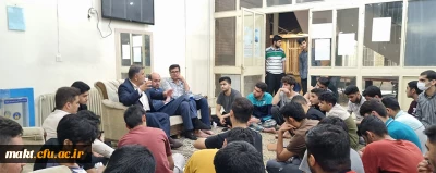 برگزاری نشست دانشجومعلمان خوابگاهی با حضور سرپرست محترم مرکز 