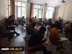 برگزاری آزمون دورۀ تابستان سال تحصیلی 1401-1402 در مرکز آموزش عالی شهدای مکه 2