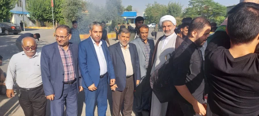 مراسم بدرقه کاروان اربعین حسینی (ع) دانشجومعلمان دانشگاه فرهنگیان شهر تهران  4