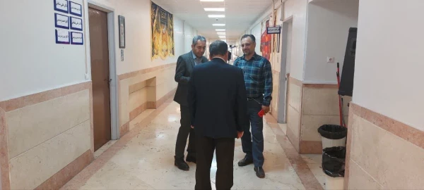 بازدید جناب آقای سید علیرضا هوشی السادات، نمایندۀ نظارت و ارزیابی سازمان مرکزی از فرایند مصاحبه در مرکز شهدای مکه 2