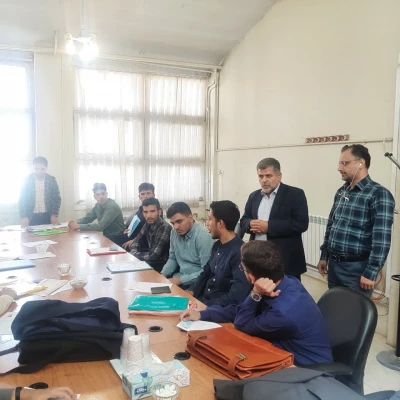 بازدید جناب آقای سید علیرضا هوشی السادات، نمایندۀ نظارت و ارزیابی سازمان مرکزی از فرایند مصاحبه در مرکز شهدای مکه 8