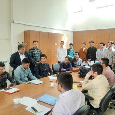 بازدید جناب آقای سید علیرضا هوشی السادات، نمایندۀ نظارت و ارزیابی سازمان مرکزی از فرایند مصاحبه در مرکز شهدای مکه 10