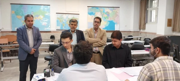 بازدید دکتر پاشایی معاون محترم مدیر کل نشر و تولید علم دانشگاه فرهنگیان  از فرایند ارزیابی تخصصی داوطلبین دانشجو معلمی 3