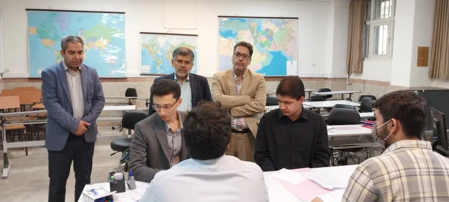 بازدید دکتر پاشایی معاون محترم مدیر کل نشر و تولید علم دانشگاه فرهنگیان  از فرایند ارزیابی تخصصی داوطلبین دانشجو معلمی 3