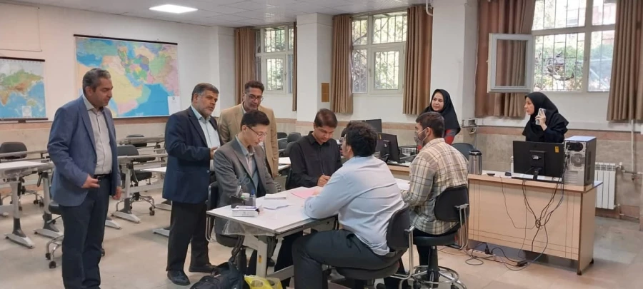 بازدید  معاون محترم مدیر کل نشر و تولید علم دانشگاه فرهنگیان و  ناظر محترم پژوهش و کتابداری از کتابخانل مرکز آموزش عالی شهدای مکه 6