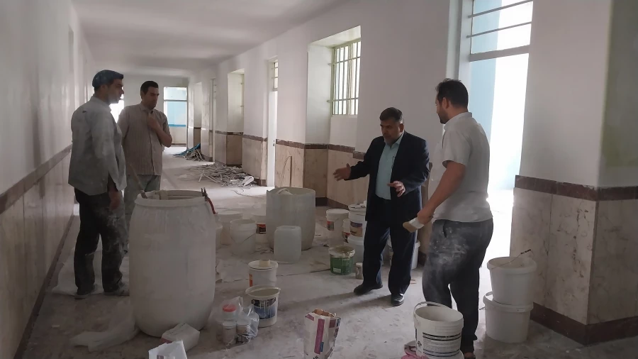 مرمت و بهسازی مدرسۀ همجوار جهت افزایش و توسعۀ فضای آموزشی مرکز آموزش عالی شهدای مکه 14