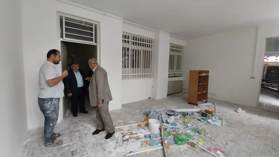 بازدید معاون محترم توسعه منابع و امور دانشجویی مدیریت امور پردیس های استان تهران از پیشرفت مرمت و بهسازی مدرسۀ همجوار مرکز شهدای مکه 4