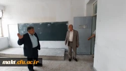 بازدید معاون محترم توسعه منابع و امور دانشجویی مدیریت امور پردیس های استان تهران از پیشرفت مرمت و بهسازی مدرسۀ همجوار مرکز شهدای مکه 6
