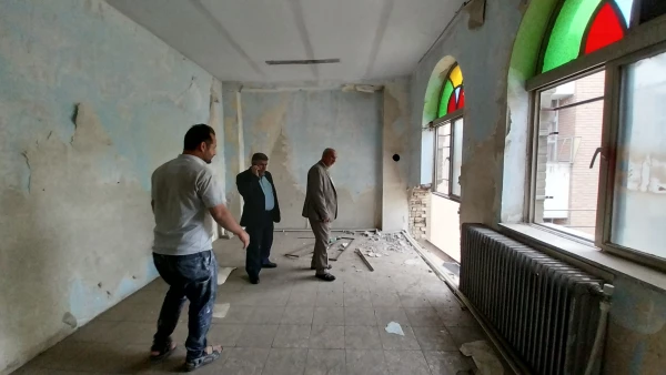 بازدید معاون محترم توسعه منابع و امور دانشجویی مدیریت امور پردیس های استان تهران از پیشرفت مرمت و بهسازی مدرسۀ همجوار مرکز شهدای مکه 7