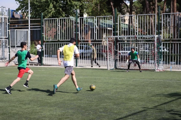 لیگ داغ فوتبال مرکز شهدای مکه به مناسبت هفتۀ تربیت بدنی 9