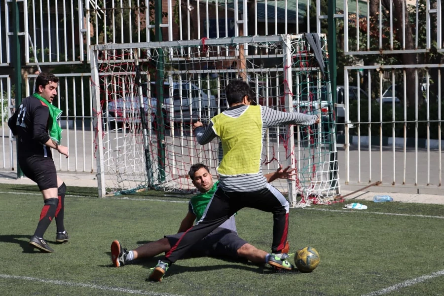 لیگ داغ فوتبال مرکز شهدای مکه به مناسبت هفتۀ تربیت بدنی 18