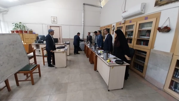 بازدید سرپرست مرکز آموزش عالی شهدای مکه از فرایند مصاحبۀ متقاضیان شناسۀ تدریس 2