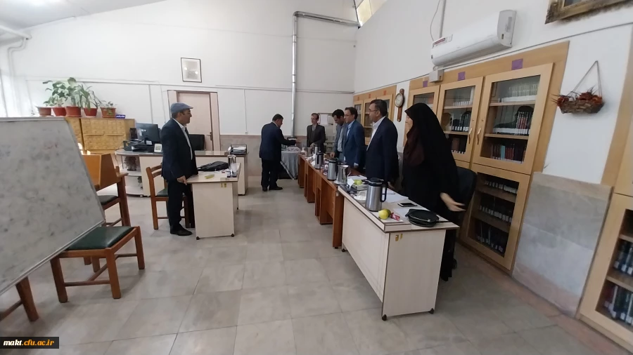 بازدید سرپرست مرکز آموزش عالی شهدای مکه از فرایند مصاحبۀ متقاضیان شناسۀ تدریس 2