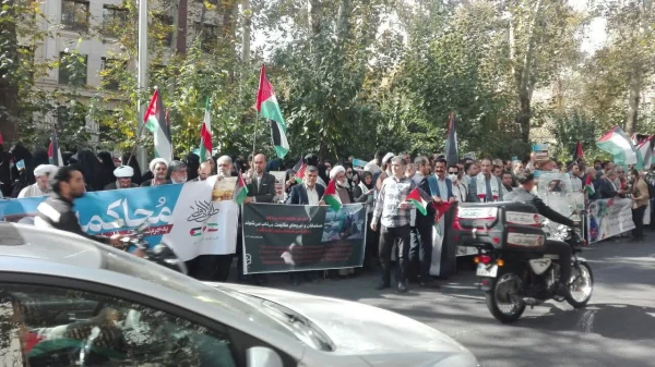 استادان و کارکنان مرکز آموزش عالی شهدای مکه خواستار محکومیت رژیم صهیونیستی شدند  2