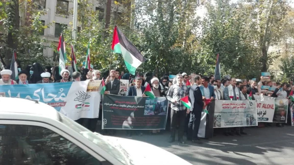 استادان و کارکنان مرکز آموزش عالی شهدای مکه خواستار محکومیت رژیم صهیونیستی شدند  4