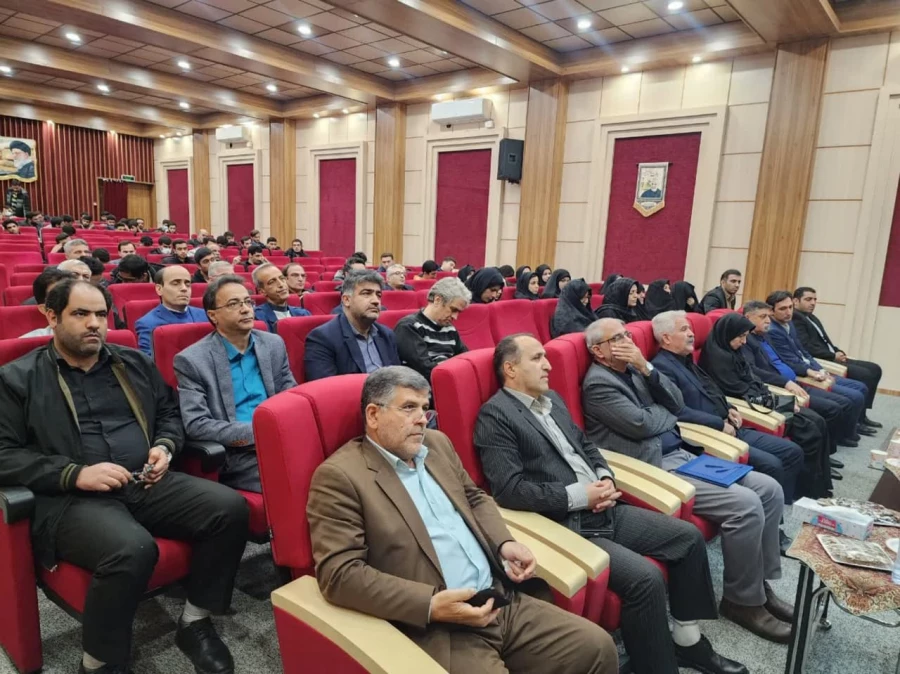 برگزاری مراسم در گذشت جناب آقای دکترعلی محمد صابری در سالن زکریا رازی مرکزآموزش عالی شهدای مکه 8