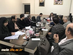 برگزاری نشست علمی_تخصصی بررسی سرفصل های درسی ترم جاری با حضوراساتید مدعو و هیات علمی گروه آموزش هنر مرکز آموزش عالی شهدای مکه 2