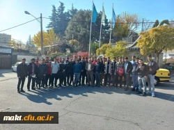 برگزاری بازدید علمی اردو موزه تاریخ طبیعی دارآباد،دانشجویان انجمن علمی آموزش جغرافیا مرکز آموزش عالی شهدای مکه             4