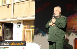 مراسم تشییع و تدفین شهید گمنام در مرکز آموزش عالی شهید باهنر تهران 3