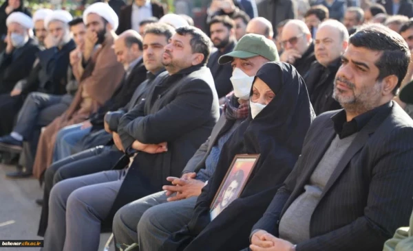 مراسم تشییع و تدفین شهید گمنام در مرکز آموزش عالی شهید باهنر تهران 7