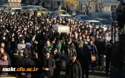 مراسم تشییع و تدفین شهید گمنام در مرکز آموزش عالی شهید باهنر تهران 16