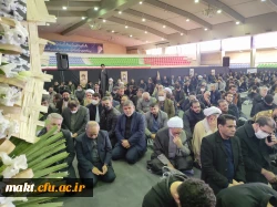 مراسم وداع با پیکر مطهر دانشجومعلم شهید خانم فائزه رحیمی 4