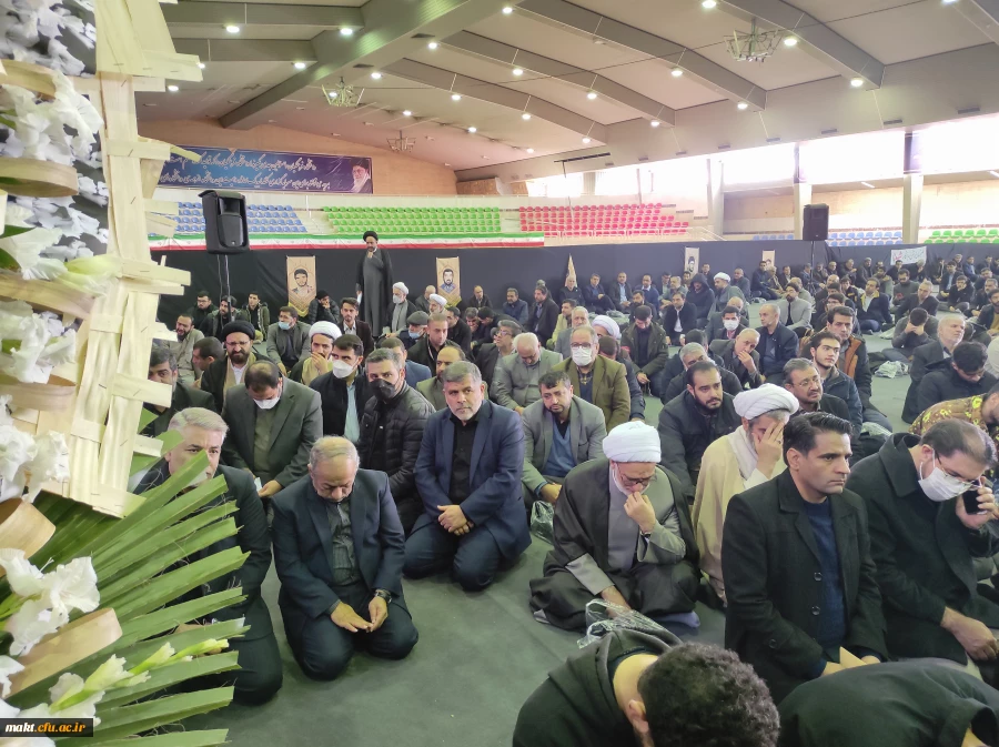 مراسم وداع با پیکر مطهر دانشجومعلم شهید خانم فائزه رحیمی 4