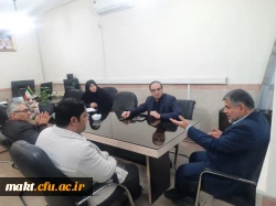 برگزاری جلسه کمیته کارورزی گروه آموزشی زبان انگلیسی با حضور مدیر محترم مرکز آموزش عالی شهدای مکه 3