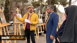 برگزاری نمایشگاه آثار خوشنویسی و عکاسی دانشجویان هنر در مرکز آموزش عالی شهدای مکه 2