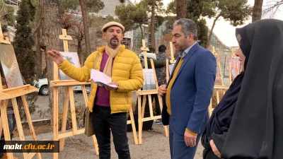 برگزاری نمایشگاه آثار خوشنویسی و عکاسی دانشجویان هنر در مرکز آموزش عالی شهدای مکه