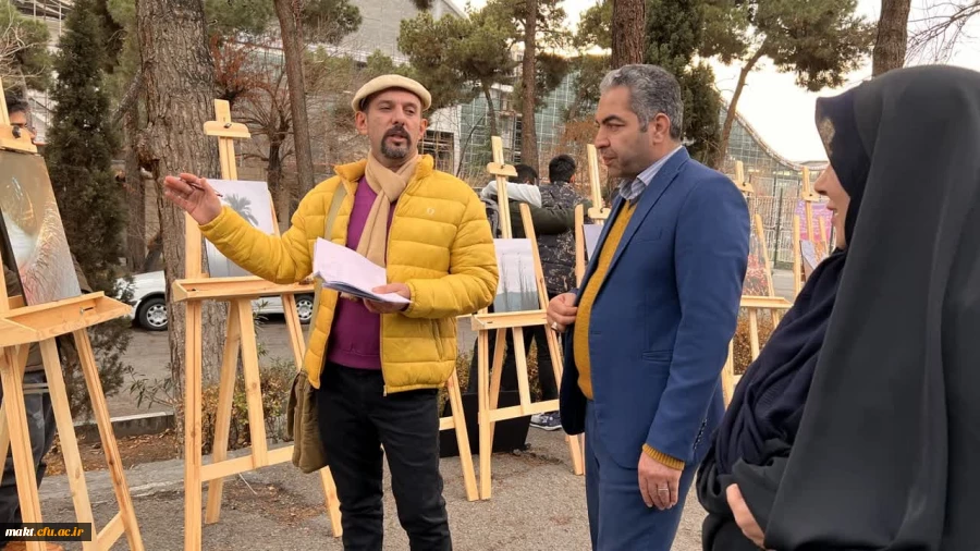 برگزاری نمایشگاه آثار خوشنویسی و عکاسی دانشجویان هنر در مرکز آموزش عالی شهدای مکه 2