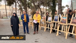 برگزاری نمایشگاه آثار خوشنویسی و عکاسی دانشجویان هنر در مرکز آموزش عالی شهدای مکه 3