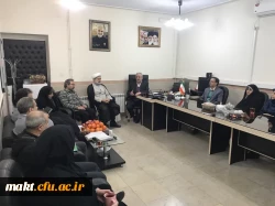 برگزاری مراسم معارفه معاون محترم هماهنگی جناب آقای دکتر علی دلیر در مرکزآموزش عالی شهدای مکه 2